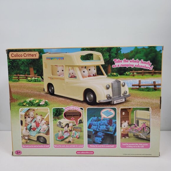 Calico Critters Family Campervan Playset With Accessories NIB - Picture 2 of 6